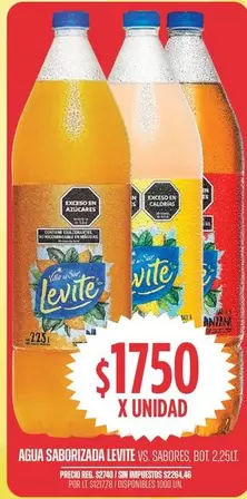 X$ - AGUA SABORIZADA