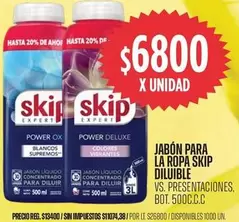 Skip - JABÓN PARA LA ROPA DILUIBLE
