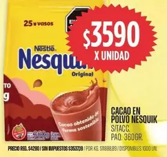 Nestlé - CACAO EN POLVO NESQUIK