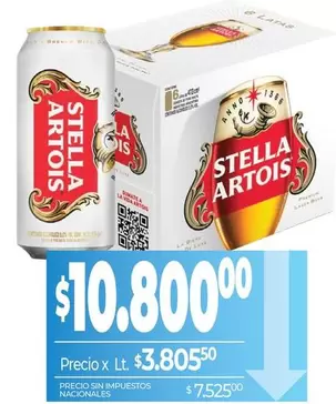 Stella Artois - cerveza de importación