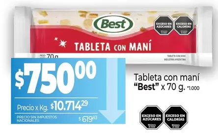 Best - TABLETA CON MANI