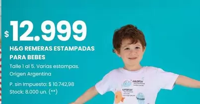 Origen - REMERAS ESTAMPADAS PARA BEBES