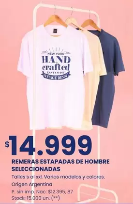 York - REMERAS ESTAPADAS DE HOMBRE SELECCIONADAS