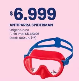 Spiderman - ANTIPARRA SPIDERMAN
