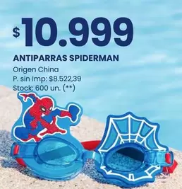 Spiderman - ANTIPARRAS SPIDERMAN