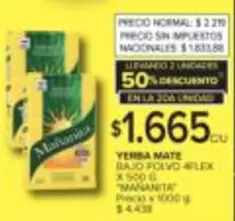 Flex - YERBA MATE BAJO POLVO 4FLEX