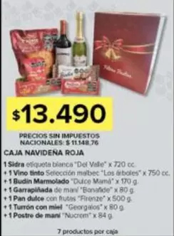 Blanca - CAJA NAVIDEÑA ROJA