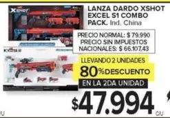 LANZA DARDO EXCEL S1 COMBO PACK