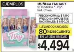 Fantasy - MUÑECA FANTASY v/ modelos "Tiny"