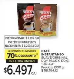 Nescafé - CAFÉ INSTANTANEO