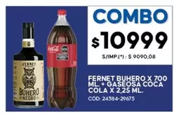 Coca cola - FERNET + GASEOSA COCA COLA