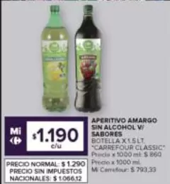 Amargo - APERITIVO AMARGO SIN ALCOHOL VI SABORES