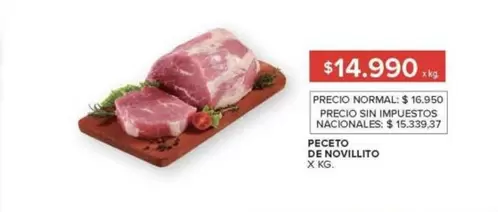 X$ - PECETO DE NOVILLITO