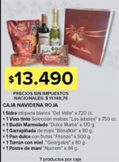 Selección - CAJA NAVIDEÑA ROJA