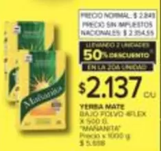 Flex - YERBA MATE BAJO POLVO 4FLEX