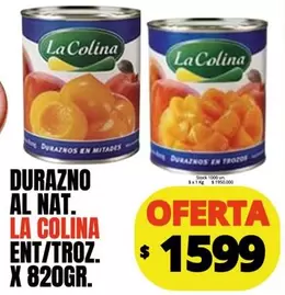 La Colina - DURAZNO AL NAT. ENT/TROZ.