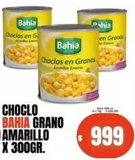 Bahía - GRANO AMARILLO