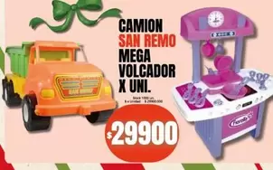 X$ - CAMION SAN REMO MEGA VOLCADOR X UNI.