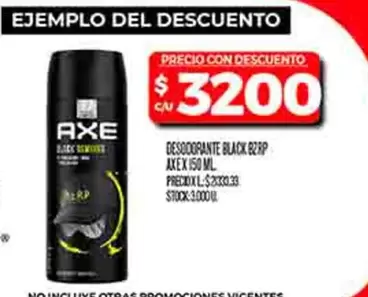 Axe - DESODORANTE BLACK BZRP