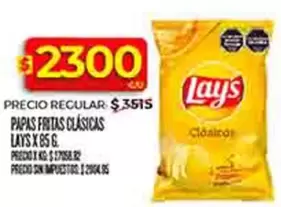 X$ - PAPAS FRITAS CLÁSICAS