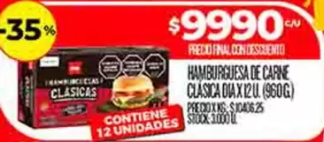 HAMBURGUESA DE CARNE