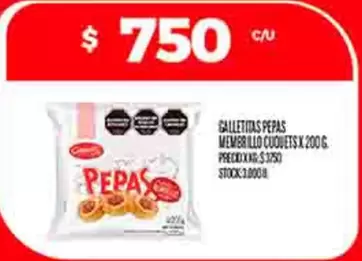 X$ - GALLETITAS PEPAS