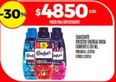 Comfort - SUAVIZANTE FRESCOR/ENERGIA/BRISA