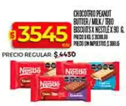 Nestlé - PEANUT BUTTER/MILK/TRIO BISCUITS