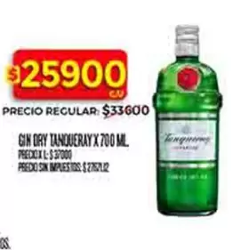 Tanqueray - GIN DRY X 700 ML