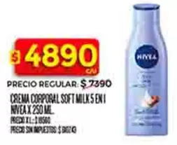 Nivea - CREMA CORPORAL SOFT MILKS EN I