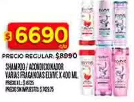Elvive - SHAMPOO / ACONDICIONADOR