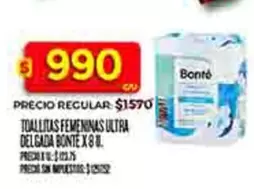 Ultra - TOALLITAS FEMENINAS ULTRA DELGADA X8