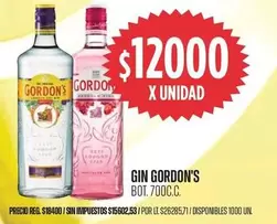 Gordon's - GIN GORDON'S