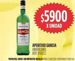 Gancia - APERITIVO GANCIA