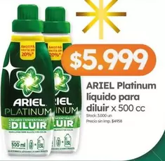 Ariel - líquido para diluir x 500 cc