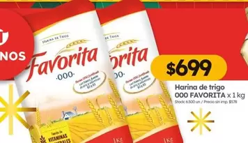 Favorita - Harina de trigo 000