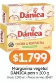 Dánica - Margarina vegetal pan
