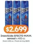 Efecto - Insecticida M.M.Μ.