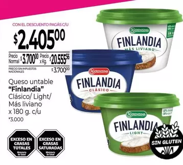Finlandia - Queso untable