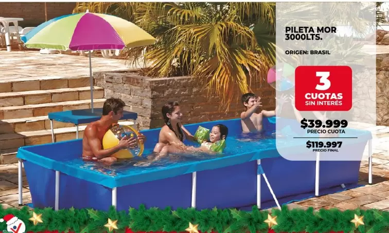 Mor - PILETA 3000LTS