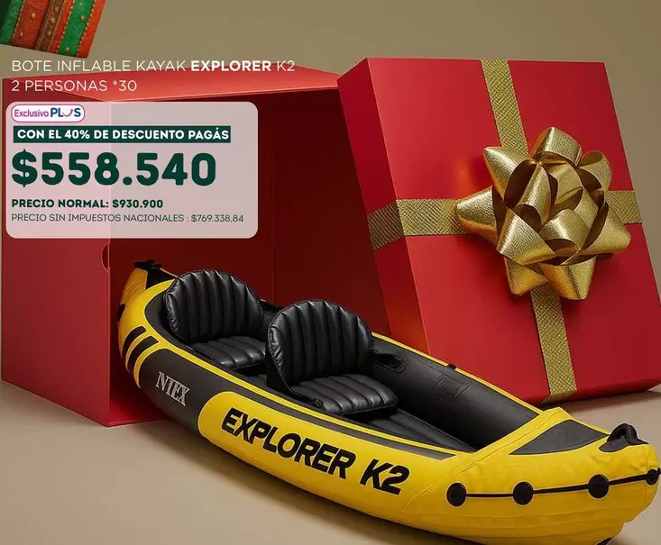Intex - INFLABLE KAYAK EXPLORER K2