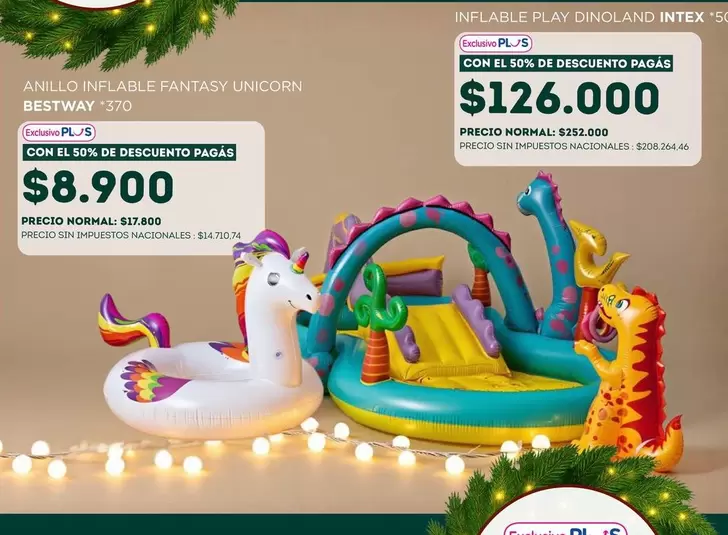 Bestway - ANILLO INFLABLE FANTASY UNICORN