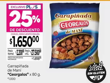 Georgalos - Garrapiñada de Maní