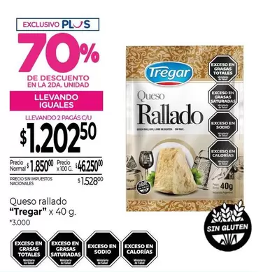 Tregar - Queso rallado