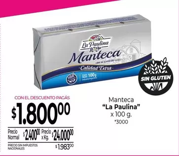 La paulina - Manteca