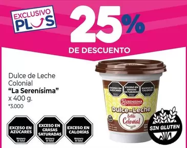 La Serenísima - Dulce de Leche Colonial