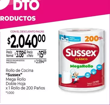 Sussex - Rollo de Cocina