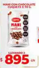 Cuquets - MANI CON CHOCOLATE CUQUETS