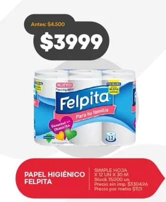 Felpita - PAPEL HIGIÉNICO