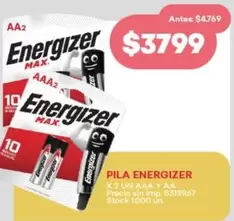 Energizer - PILA ENERGIZER